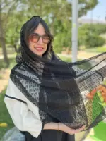 شال توری طرح فندی