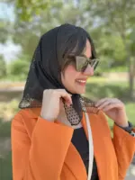 اسکارف توری توپ توپی