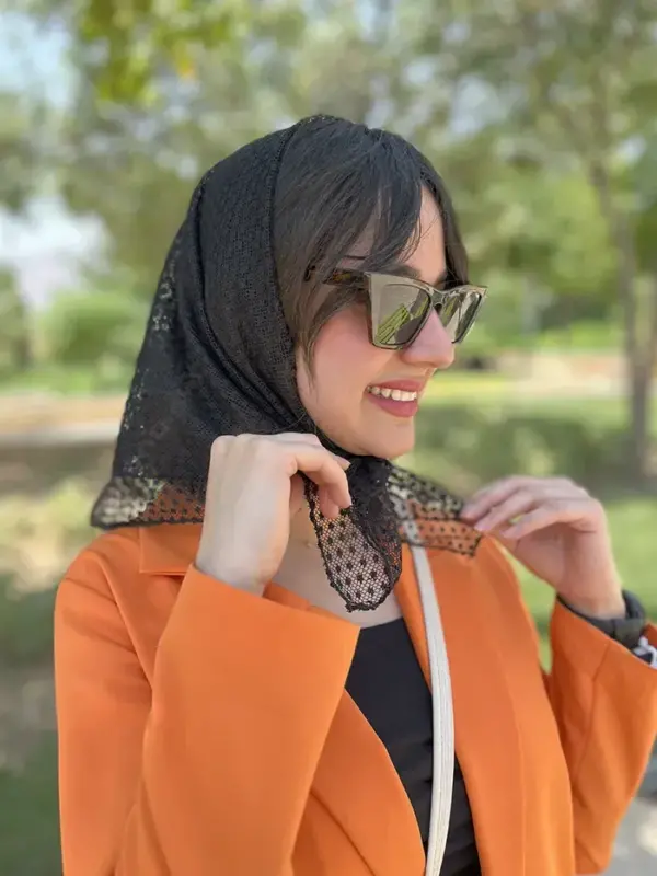 اسکارف توری توپ توپی
