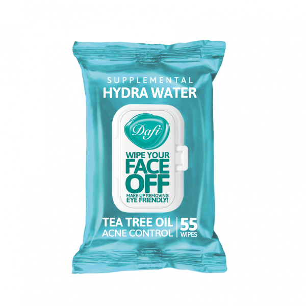 دستمال مرطوب درب دار دافی مدل HYDRA WATER بسته 55 عددی