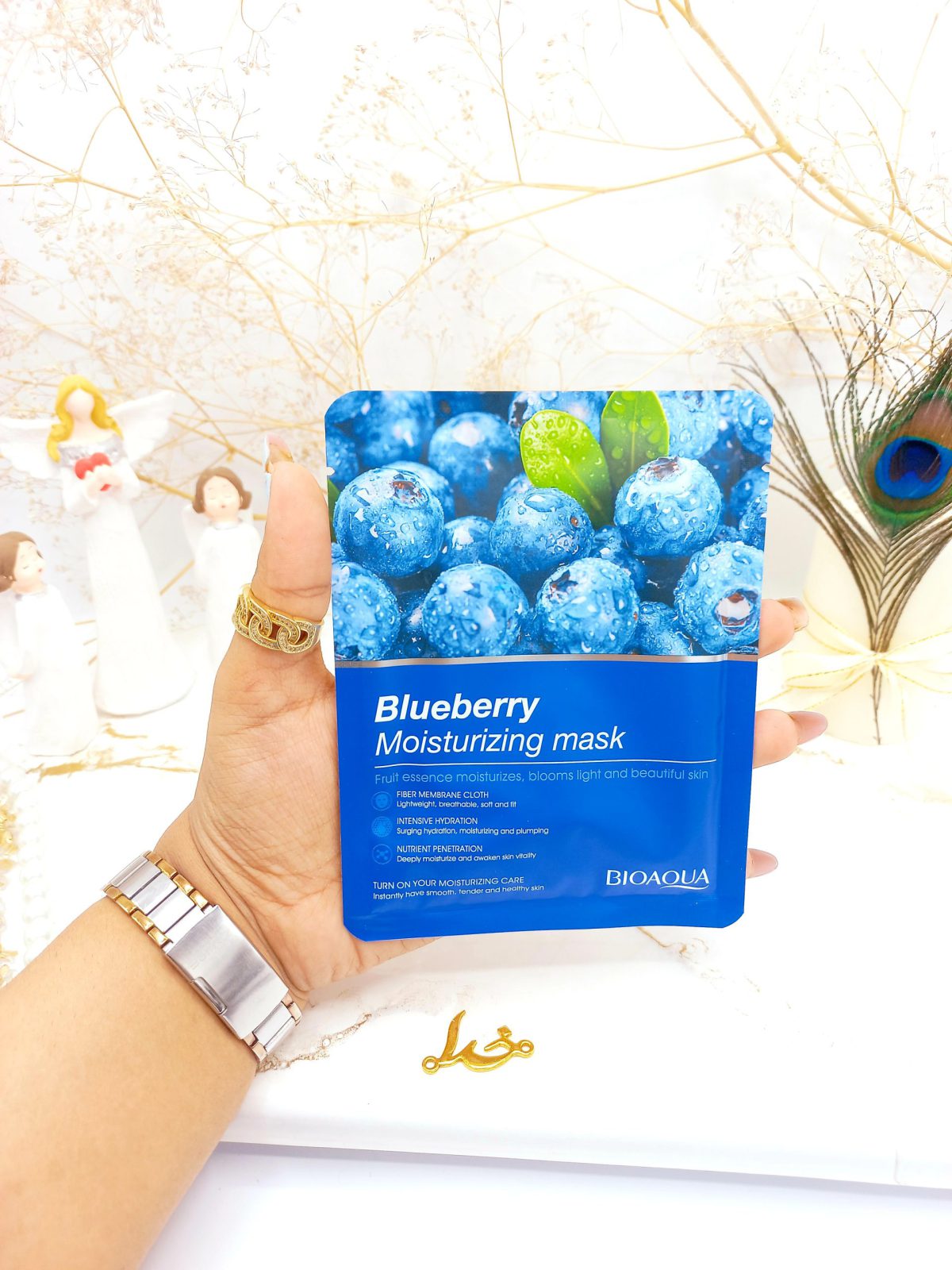 ماسک صورت ورقه ای بلوبری بیوآکوا کد BQY81228 - Image 1