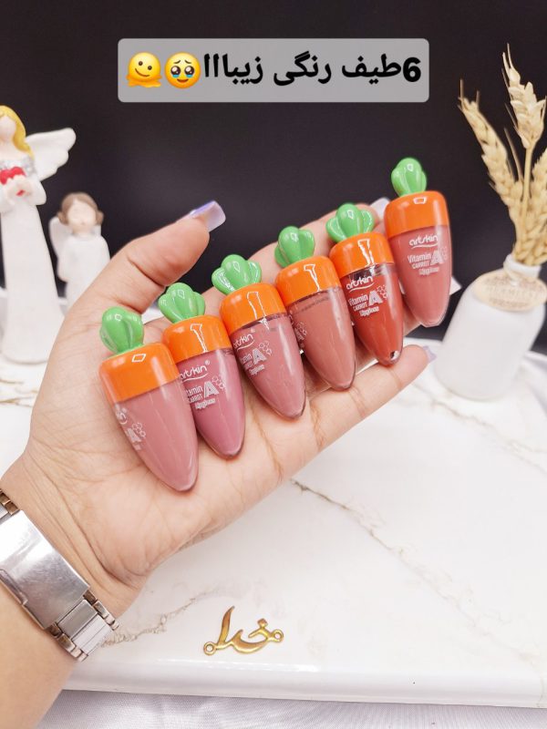 پک رژ لب مایع 6 عددی طرح هویج آرت اسکین artskin کد AS 972145
