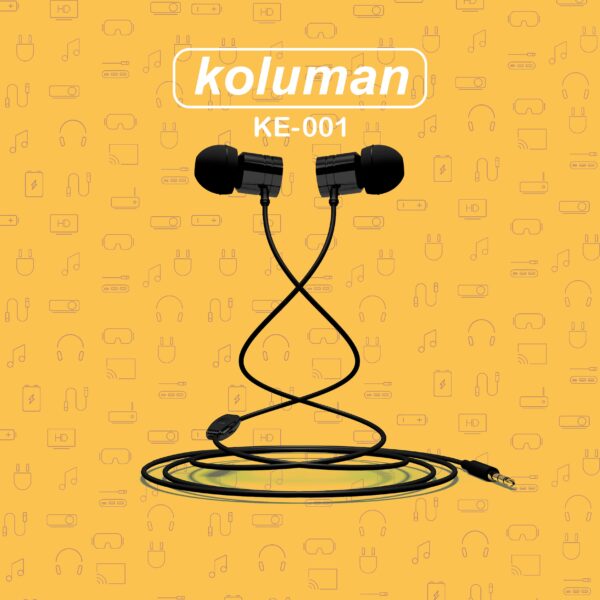 هندزفری کلومن مدل KE - 001 مشکی